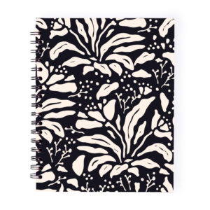 cuaderno hojas punteadas oliva (copia)